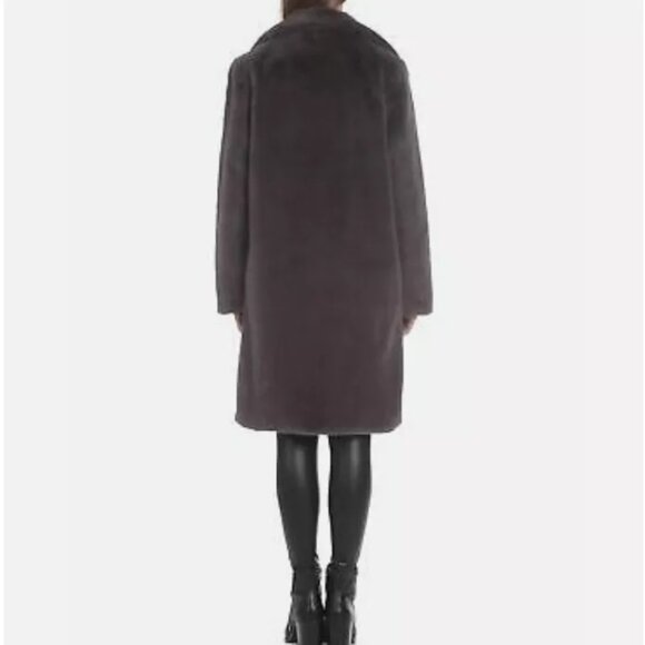 Badgley Mischka faux fur coat Size S NWT - Picture 9 of 9